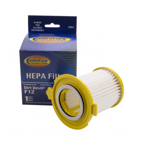 Cartridge HEPA Filter for Royal Dirt Devil Canister Vacuum Type F12