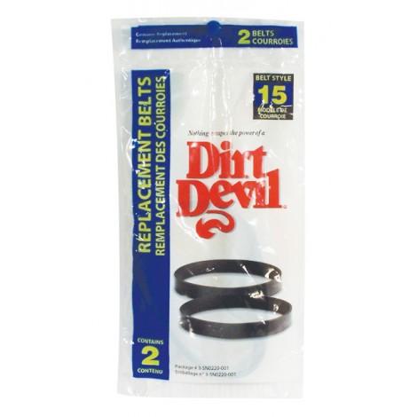 FLAT BELT - ROYAL STYLE 15 - PKG/2