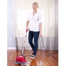 Gloss Boss Mini Floor Scrubber and Polisher with 2 Brushes - Weight 7 lb (3.17 kg) - 18' (5.5 m) Electric Cable - for All Residential Floor Types - B200752