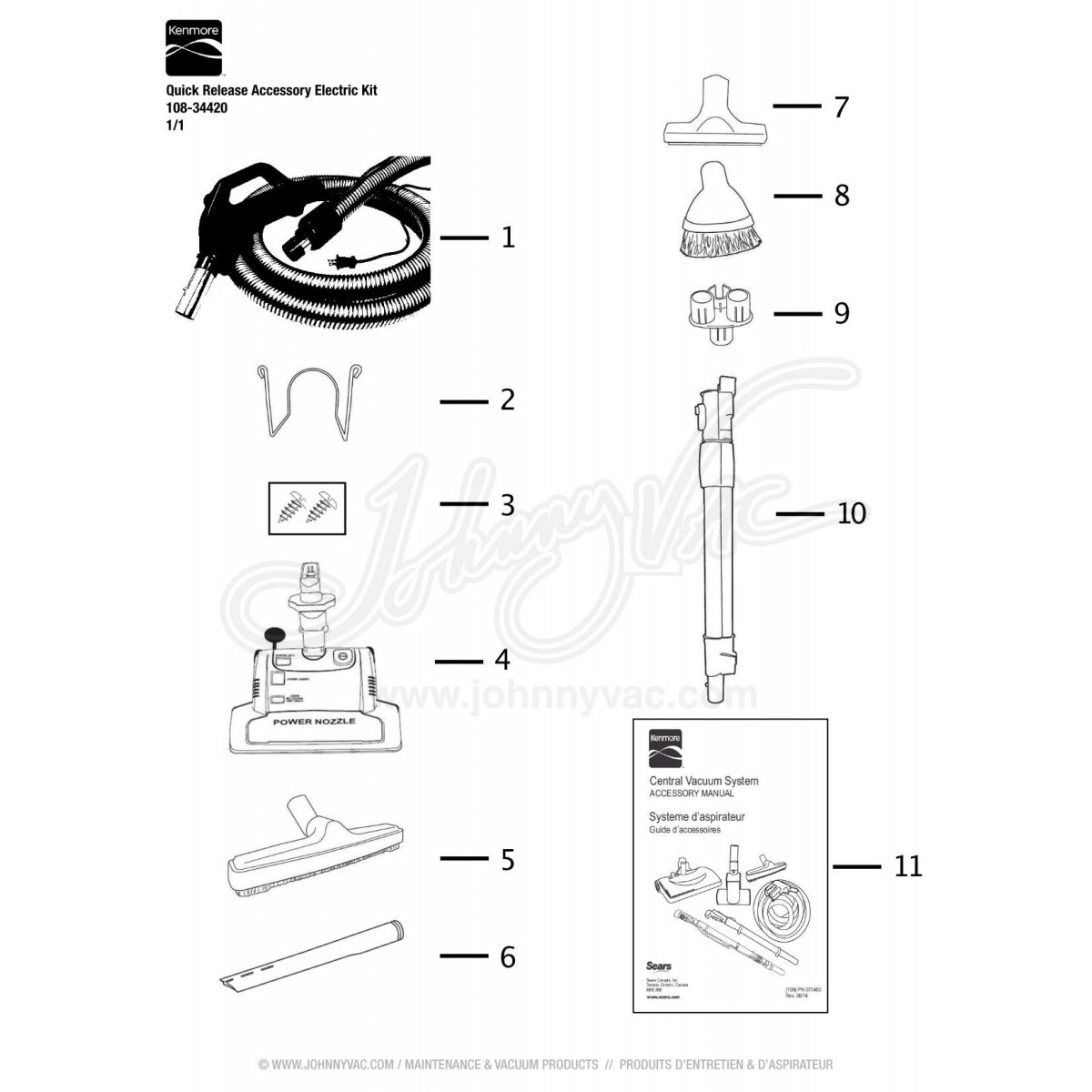 Kenmore Quick Release Accessory