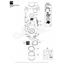 Kenmore Central Vacuum Power Unit 108-34642