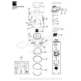 Kenmore Central Vacuum Power Unit 108-34647