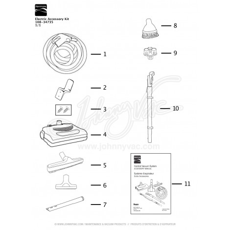 Kenmore Electric Accessory Kit 108-34735