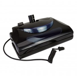Balai électrique - largeur de 30,5 cm (12") -  noir - courroie dentelée - lumière frontale - rouleau-brosse en métal - bande de poils remplaçable - Johnny Vac PN11BK