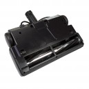 Balai électrique - largeur de 30,5 cm (12") -  noir - courroie dentelée - lumière frontale - rouleau-brosse en métal - bande de poils remplaçable - Johnny Vac PN11BK