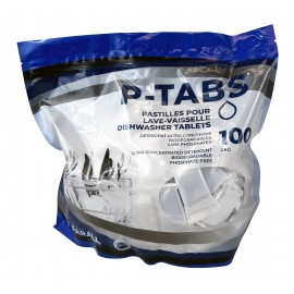 Pastilles ultra concentrées et sans phosphate pour lave-vaisselle - boîte de 100 - Parall  P-TABS