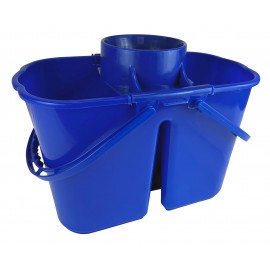 Bucket with Funnel Wringer - 3 gal (15 L) - Blue