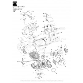 Kenmore Power-Mate Canister Vacuum 116.23108901C
