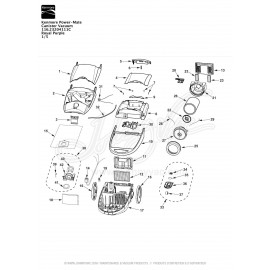 Kenmore Power-Mate Canister Vacuum 116.23204111C