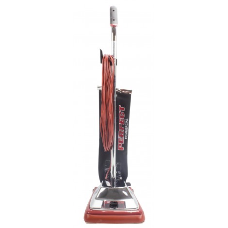 Commercial Upright Vacuum for Carpets and Hard Floors - 12" (30,4 cm)  Cleaning Path - 50' (15 m) Power Cord - Perfect 101