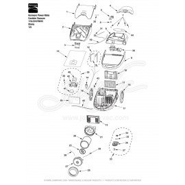 Kenmore Power-Mate Canister Vacuum 116.23107801C