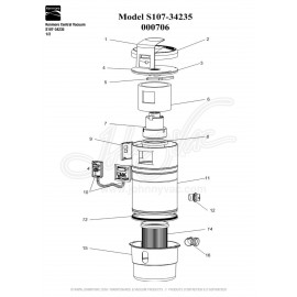 Kenmore Elite Central Vacuum S107-34235