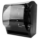 Hand Paper Towel Wall Mount Dispenser with Lever for Standard Roll Paper - Lock & Key - Black