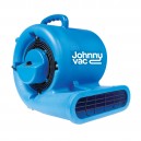 Portable Blower / Fan / Floor Dryer - Johnny Vac - Fan Diameter 9.5" - 3 Speeds - with Handle - Blue