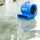 Portable Blower / Fan / Floor Dryer - Johnny Vac - Fan Diameter 9.5" - 3 Speeds - with Handle - Blue