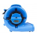 Ventilateur de plancher / souffleur -  Johnny Vac - diamètre ventilateur 25 cm - 3 vitesses - avec poignée - barre d'alimentation électrique intégrée - bleu