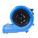 Ventilateur de plancher / souffleur -  Johnny Vac - diamètre ventilateur 25 cm - 3 vitesses - avec poignée - barre d'alimentation électrique intégrée - bleu