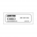 MOTEUR 122059-25 AMETEK 230V  2 FANS TANGENTIEL 8AMP 582AW