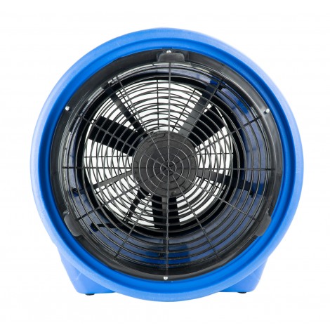 Industrial Blower / Fan / Floor Dryer - Johnny Vac - Fan Diameter 16" (40,6 cm) - Sealed Motor - 1 speed - with Handle - Blue