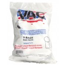 HEPA Microfilter Vacuum Bag for Back Pack - Perfect PB1006 - Bissel 6 Quarts - Oreck 6 Quarts - Pack of 9 Bags - Vac19