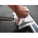 Power Nozzle - 12" (30.5 cm) Width - White - V-Shaped Belt - Wireless with Charger - Wood Roller Brush - Perfect PN1BW