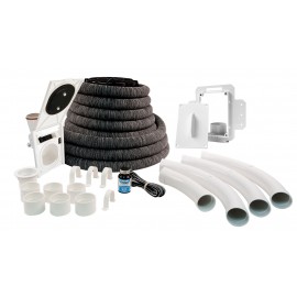 Ensemble complet d'installation Hide-a-Hose - boyau rétractable de 15 m (50') - pour prise HS5000