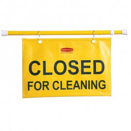 Closed for Cleaning" Hanging Sign - English only - Rubbermaid