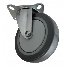 ROUE PIVOTANTE 4 3/4'' x 1 1/8'' POUR PLATEFORME PL80