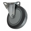 ROUE PIVOTANTE 4 3/4'' x 1 1/8'' POUR PLATEFORME PL80
