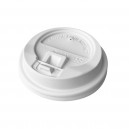 Couvercles en plastique pour gobelets en papier - pour 8 oz - 20 paquets de 50 (boîte de 1000)