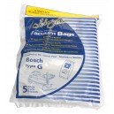 Sac microfiltre pour aspirateur Bosch type G - paquet de 5 sacs - Envirocare 206