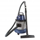 Aspirateur commercial sec et humide - capacité de 15 L (4 gal) - prise pour balai électrique - manchons en plastique et aluminium - brosses et accessoires inclus - JV125