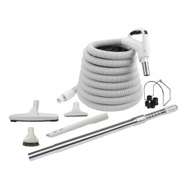 KIT CENTRAL GRIS 35' AV TELESCOPIQUE EN ACIER INOXIDABLE