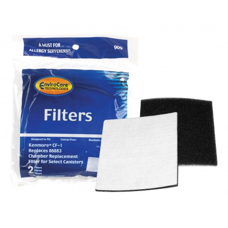 Filter for Kenmore CF-1 and Select Canister Vacuum - Replacement 86883 - 909