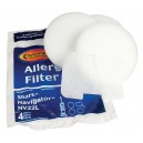 Foam Filter for Shark Navigator NV22L - Pack of 4 Filters - F249