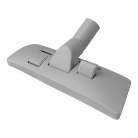 Brosse pour les planchers et tapis - 10,5" (26,6 cm) - 1 1/4" (32 mm) dia - avec base en plastique - gris