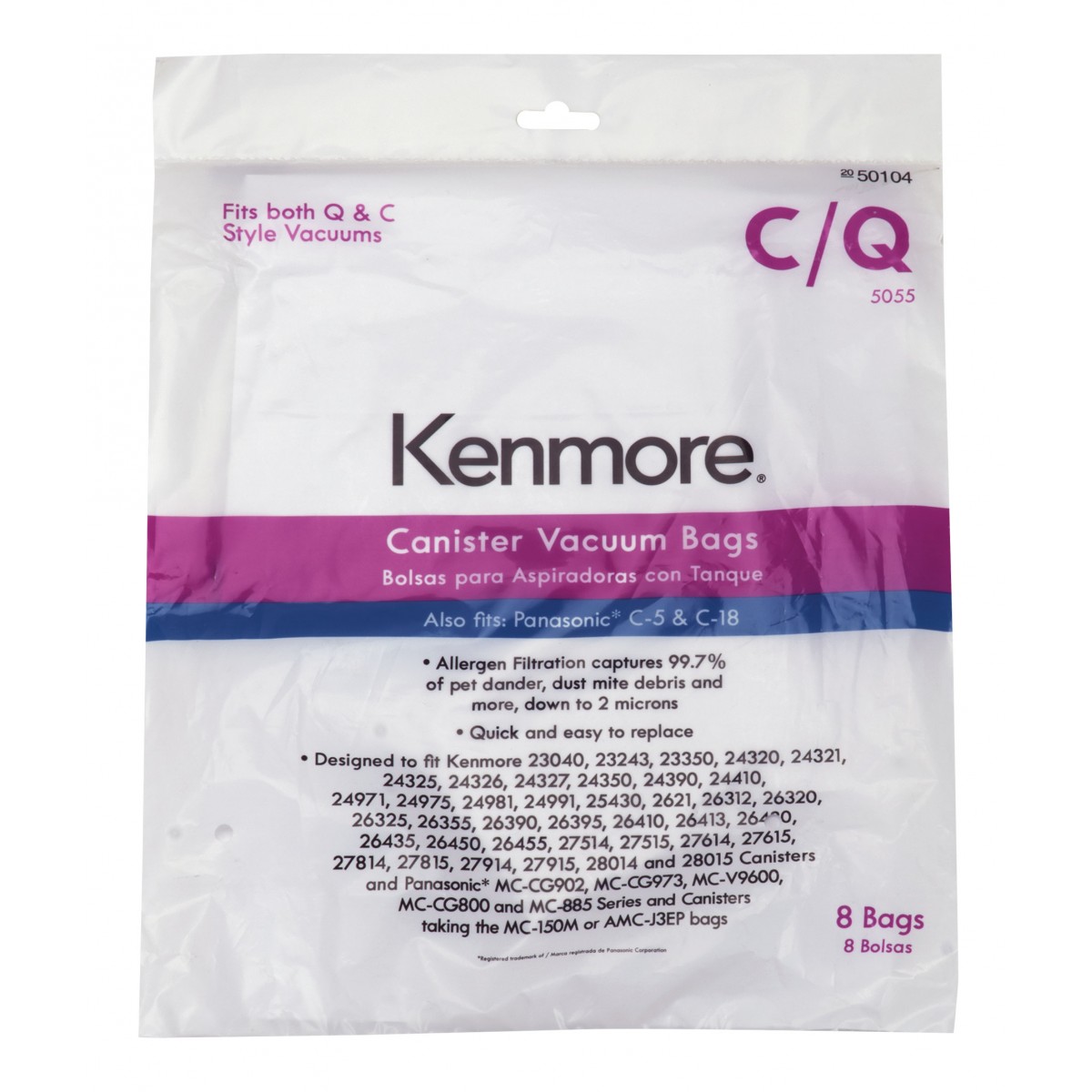 Buy Replacement Kenmore Vacuum Bags 5 pack from Canada at McHardyvaccom