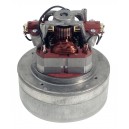 Moteur pour aspirateur "Thru-Flow" - dia 5,7" - 2 ventilateurs - 110 V - 12 A - 1100 W - 410 watts-air - levée d'eau 92" - CFM (pi3/min) 119" - Domel 496.3.430-2