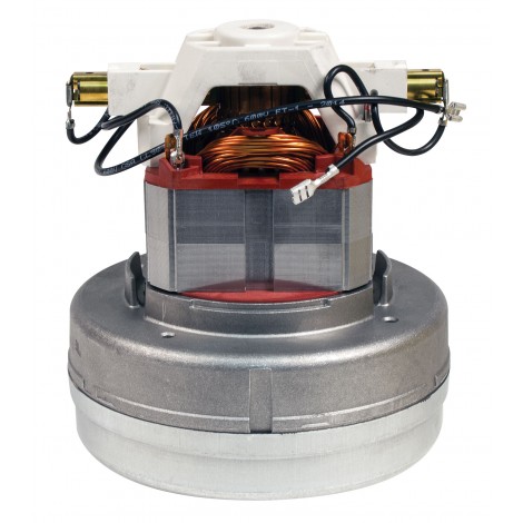 Thru-Flow Vacuum Motor - 5.7" dia - 2 Fans - 120 V - 15 A - 1400 W - 560 Airwatts - 118" Water Lift - 144" CFM - Domel 496.3.720