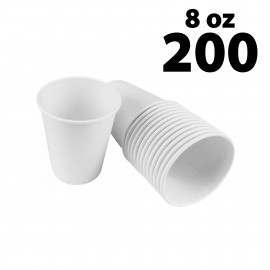 Gobelets 200 en papier pour boissons chaudes - 8 oz