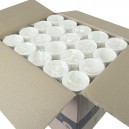 Disposable White Coffee Cups - 8 oz - 20 packs of 50 (box of 1000) - Ecofriendly