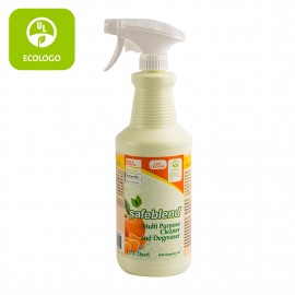 Ecologo Multi-Purpose Cleaner and Degreaser - Tangerine - 33.4 oz (950 ml) - Safeblend