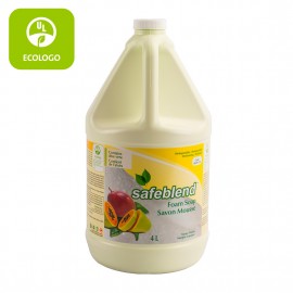 Savon mousse  &Eacute;cologo pour les mains et le corps - mangue papaye - 4 L (1,06 gal) - Safeblend