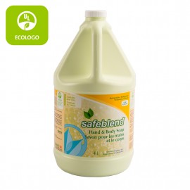 Savon pour mains et corps -Écologo sans parfum - 4 L (1,06 gal) - Safeblend