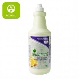 Détergent / Savon à vaisselle - Écologo citron - 950 ml (33,4 oz) - Safeblend