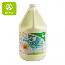 D&eacute;tergent / savon &agrave; lessive liquide HE -&Eacute;cologo - parfum de linge frais - 4 L (1,06 gal) - Safeblend