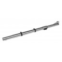 Stainless Steel Telescopic Wand with Button Hole and Thumb Saver - 1¼ X 37