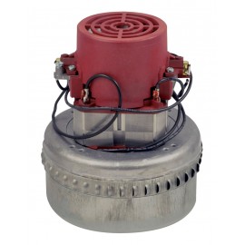 Bypass Vacuum Motor - 5.7" dia - 2 Fans - 120 V - 10 A - 1000 W - 80" Water Lift - 104' CFM - Domel 492.3.575-4