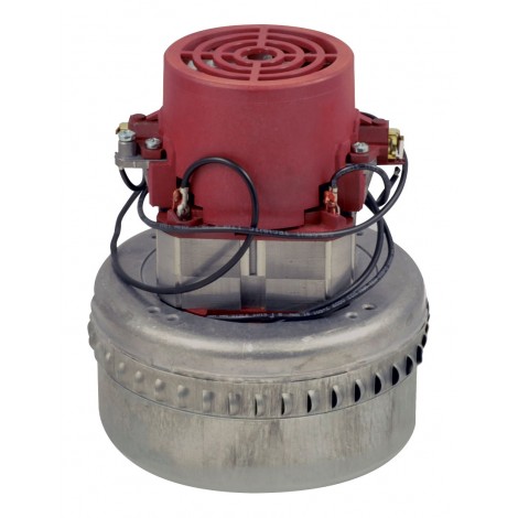 Bypass Vacuum Motor - 5.7" dia - 2 Fans - 120 V - 10 A - 1000 W - 80" Water Lift - 104' CFM - Domel 492.3.575-4