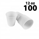 Gobelets 100 en papier pour boissons chaudes - 12 oz - Ecologique